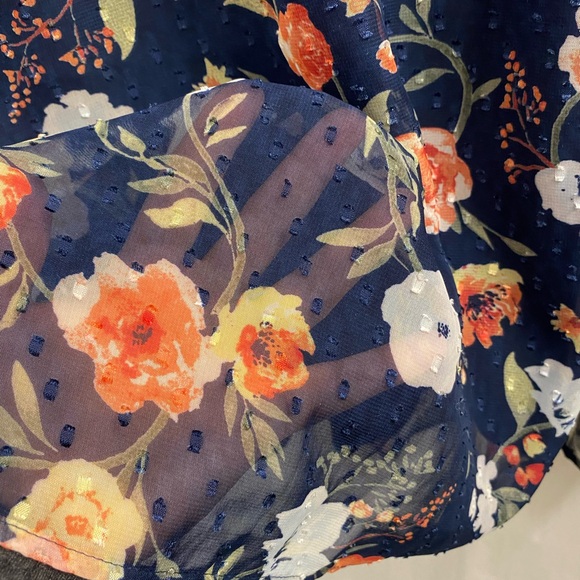 Floral Navy Dress - Picture 5 of 9